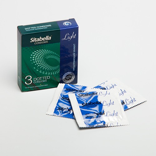 Презервативы Ситабелла Лайт с продлевающим эффектом точечные 3 шт