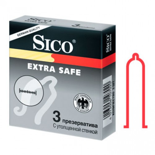 Sico Extra Safe с утолщенной стенкой 3 шт